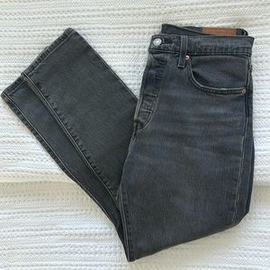 Levi’s faded black jeans